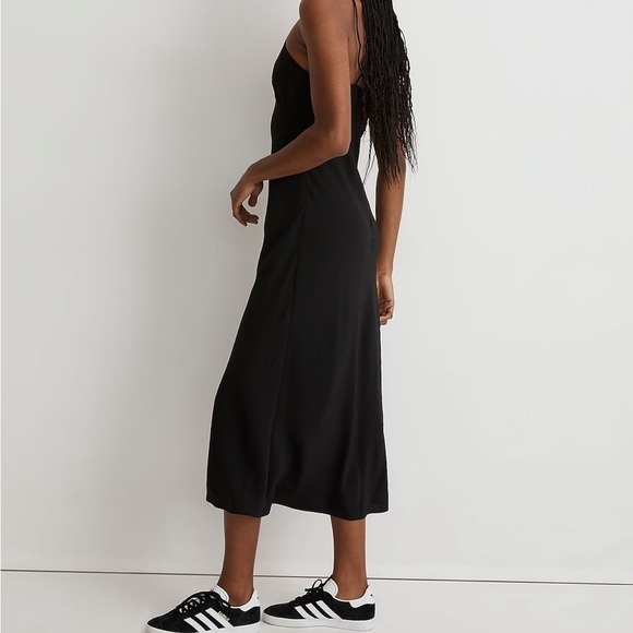 Madewell Layton midi slip dress true black - Picture 2 of 7